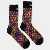 Clan Christie Crest over Tartan ソックス (右)