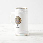 Clan Christie Crest over Tartan ビールジョッキ (正面左)