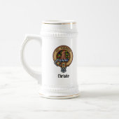 Clan Christie Crest over Tartan ビールジョッキ (左)