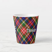 Clan Christie Tartan カフェラテマグ (正面)