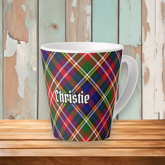 Clan Christie Tartan カフェラテマグ