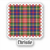 Clan Christie Tartan シール (正面)