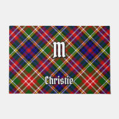 Clan Christie Tartan ドアマット (正面)