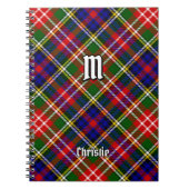 Clan Christie Tartan ノートブック (正面)