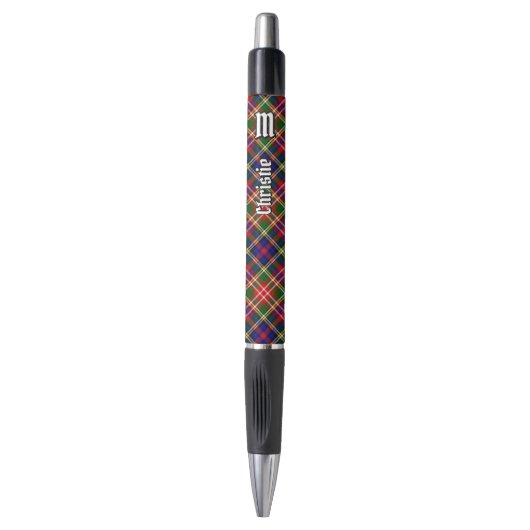 Clan Christie Tartan ボールペン (正面縦)