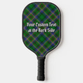 Clan Cockburn Crest over Tartan ピックルボールラケット (裏面)