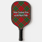 Clan Drummond Crest over Tartan ピックルボールラケット (裏面)