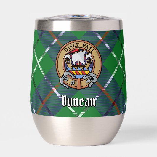 Clan Duncan Crest over Tartan (正面)