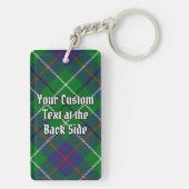 Clan Duncan Crest over Tartan キーホルダー (裏面)