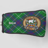 Clan Duncan Crest over Tartan ゴルフヘッドカバー (正面)