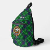 Clan Duncan Crest over Tartan スリングバッグ (右コーナー)