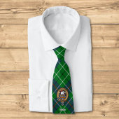 Clan Duncan Crest over Tartan ネクタイ