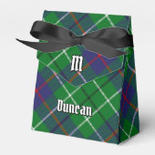 Clan Duncan Crest over Tartan フェイバーボックス (正面サイド)