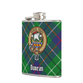 Clan Duncan Crest over Tartan フラスク (左)
