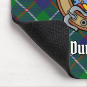 Clan Duncan Crest over Tartan マウスパッド (コーナー)