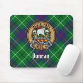Clan Duncan Crest over Tartan マウスパッド (マウス)