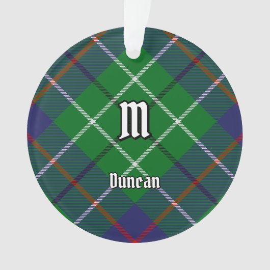 Clan Duncan Tartan オーナメント (正面)