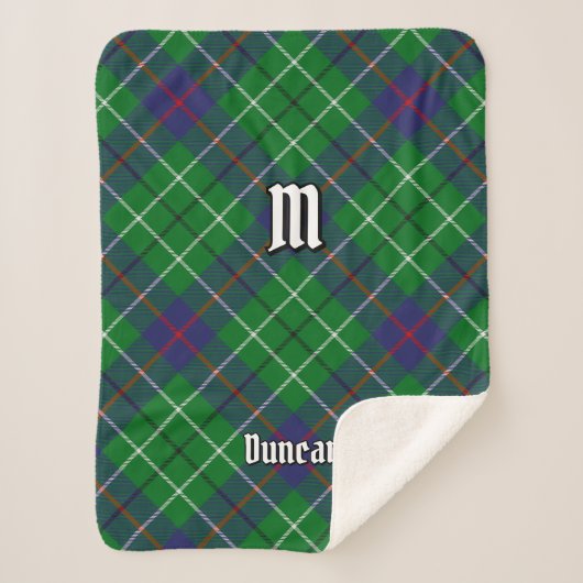 Clan Duncan Tartan シェルパブランケット (正面)