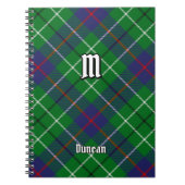 Clan Duncan Tartan ノートブック (正面)