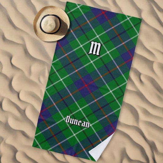 Clan Duncan Tartan ビーチタオル