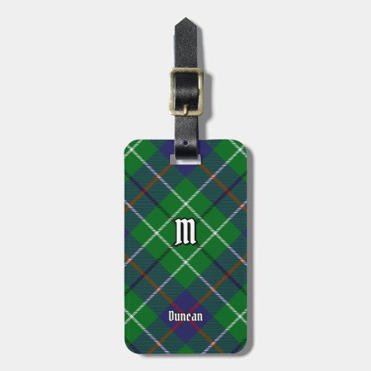 Clan Duncan Tartan ラゲッジタグ (正面縦)