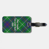 Clan Duncan Tartan ラゲッジタグ (裏面横)