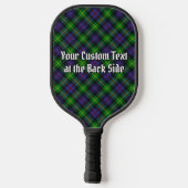 Clan Farquharson Crest over Tartan Keychain ピックルボールラケット (裏面)