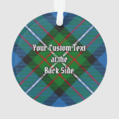Clan Ferguson Tartan Ornament オーナメント (裏面)