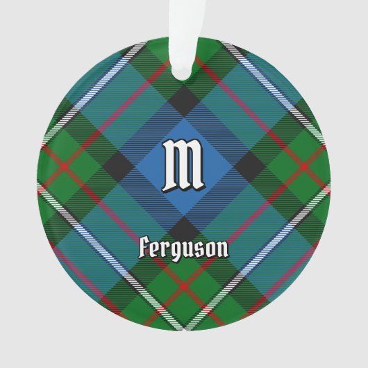 Clan Ferguson Tartan Ornament オーナメント (正面)