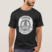 Clan Forbes Scottish Thistle Highland Games Tシャツ (正面)