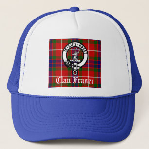 Clan Fraser Crest Badgeとタータンチェック キャップ