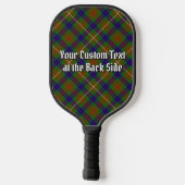 Clan Fraser Crest over Hunting Tartan Keychain ピックルボールラケット (裏面)