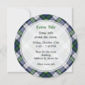 Clan Gordon Dress Tartan Invitation 招待状 (裏面)