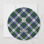 Clan Gordon Dress Tartan Invitation 招待状 (正面)