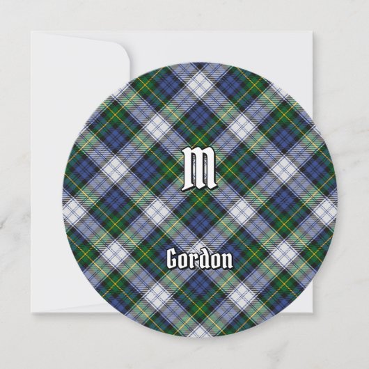 Clan Gordon Dress Tartan Invitation 招待状 (正面)