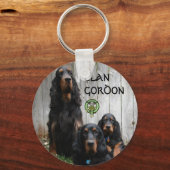 CLAN GORDON、Gordon Setter Keychain キーホルダー (正面)