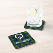 Clan Gordon Tartan Crest コースター (右側)