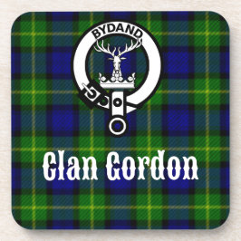 Clan Gordon Tartan Crest コースター