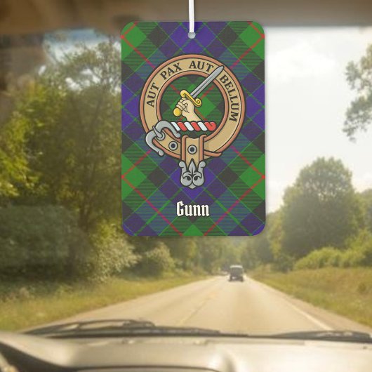 Clan Gunn Crest Air Freshener カーエアーフレッシュナー