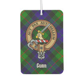 Clan Gunn Crest Air Freshener カーエアーフレッシュナー (正面)
