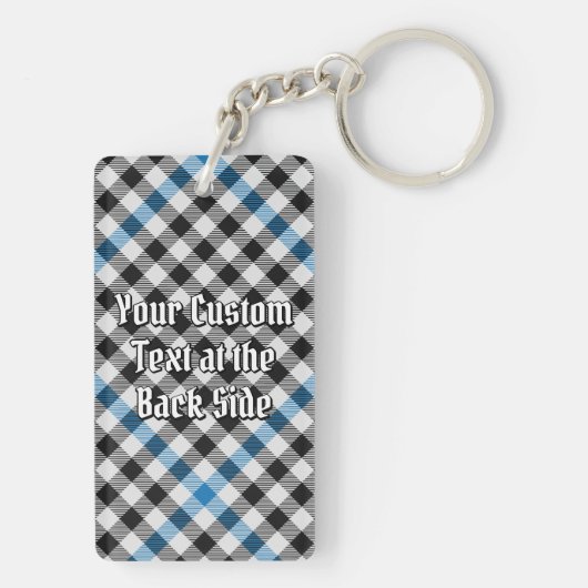 Clan Haig Crest over Check Tartan キーホルダー (裏面)