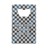 Clan Haig Crest over Check Tartan クレジットカード栓抜き (裏面)