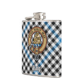 Clan Haig Crest over Check Tartan フラスク (左)
