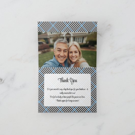 Clan Haig Crest over Tartan 招待状 (内部)