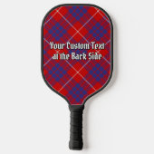 Clan Hamilton Crest over Red Tartan Keychain ピックルボールラケット (裏面)