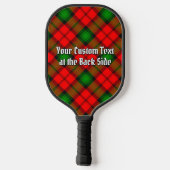 Clan Kerr Crest over Tartan ピックルボールラケット (裏面)