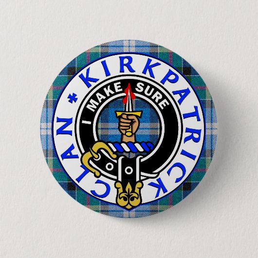 CLAN KIRKPATRICK BUTTON 缶バッジ (正面)