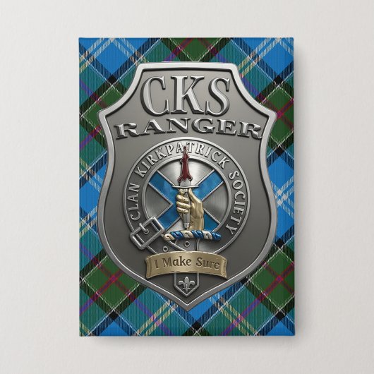 Clan Kirkpatrick Society - CKS Ranger Badge Ver. 2 缶バッジ (正面)