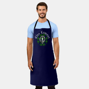 Clan Lamont Crest &タータンチェックのカスタマイズ エプロン