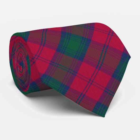 Clan Lindsay Tartan ネクタイ (ロール)